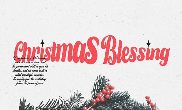 A Christmas Blessing FLAG CHURCH